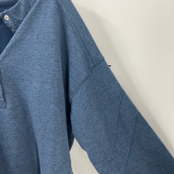 FREE PEOPLE MOVEMENT Play On Half Snap Pullover In French Navy M - Picture 7 of 13